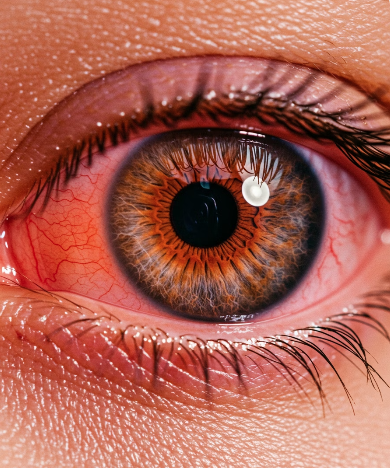 결막염 증상 : 충혈, 가려움과 이물감, 눈곱과 분비물