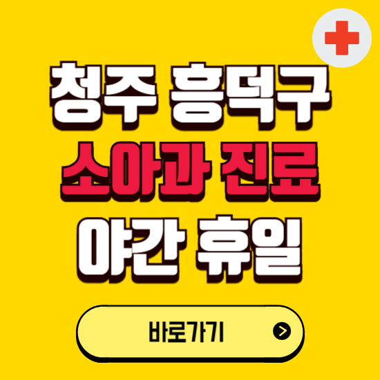 청주시 흥덕구 야간 소아과 진료병원 찾기 ❘ 24시 일요일 주말 연휴 응급진료 추천 잘하는 곳