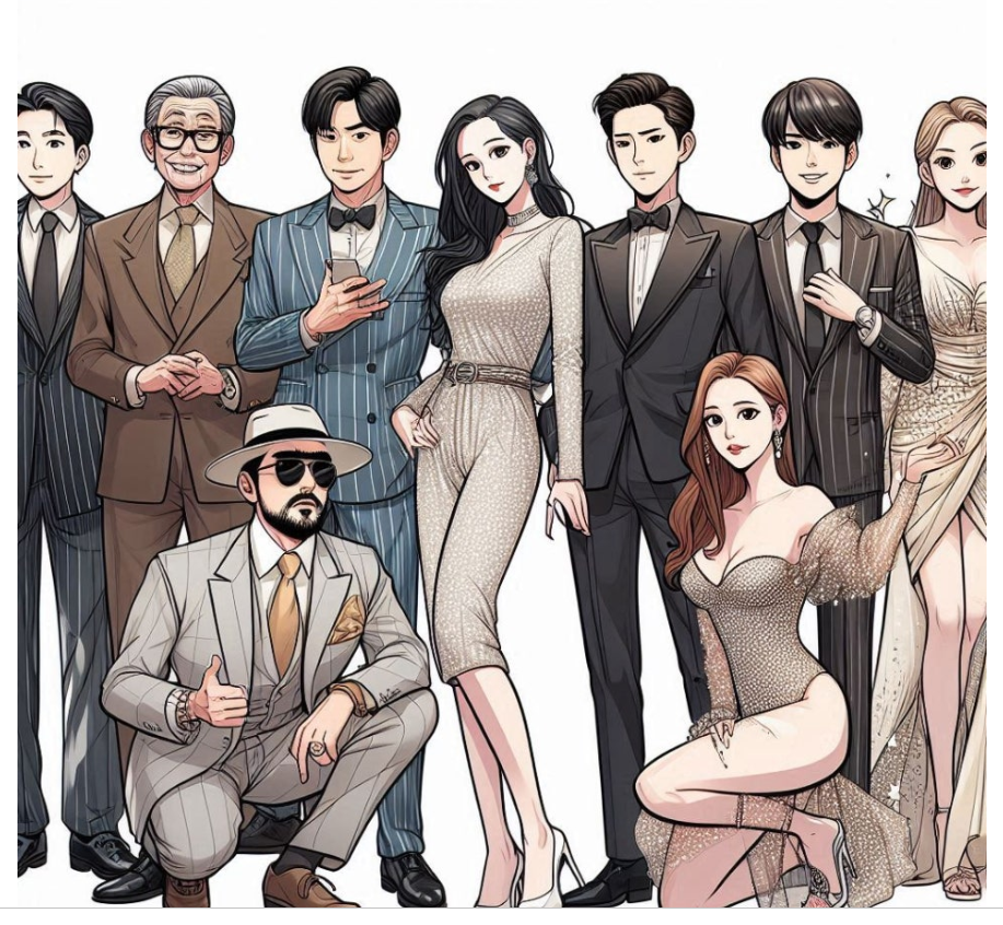 연예인 -일러스트 -사진1