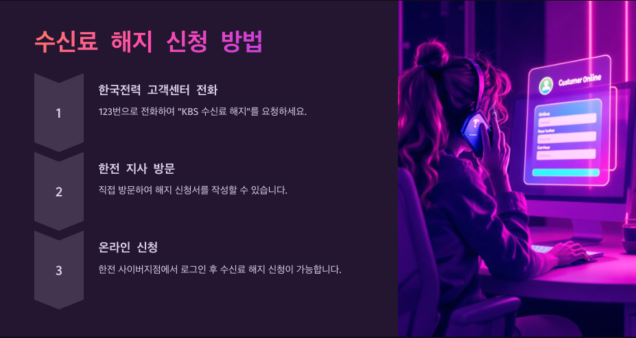 KBS 수신료 해지 방법! 💡