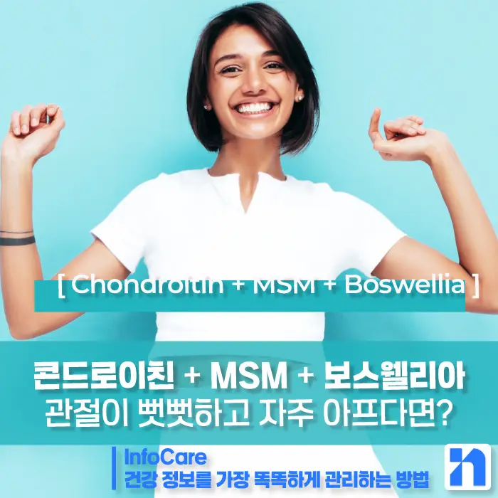 콘드로이친, MSM, 보스웰리아 조합 효능