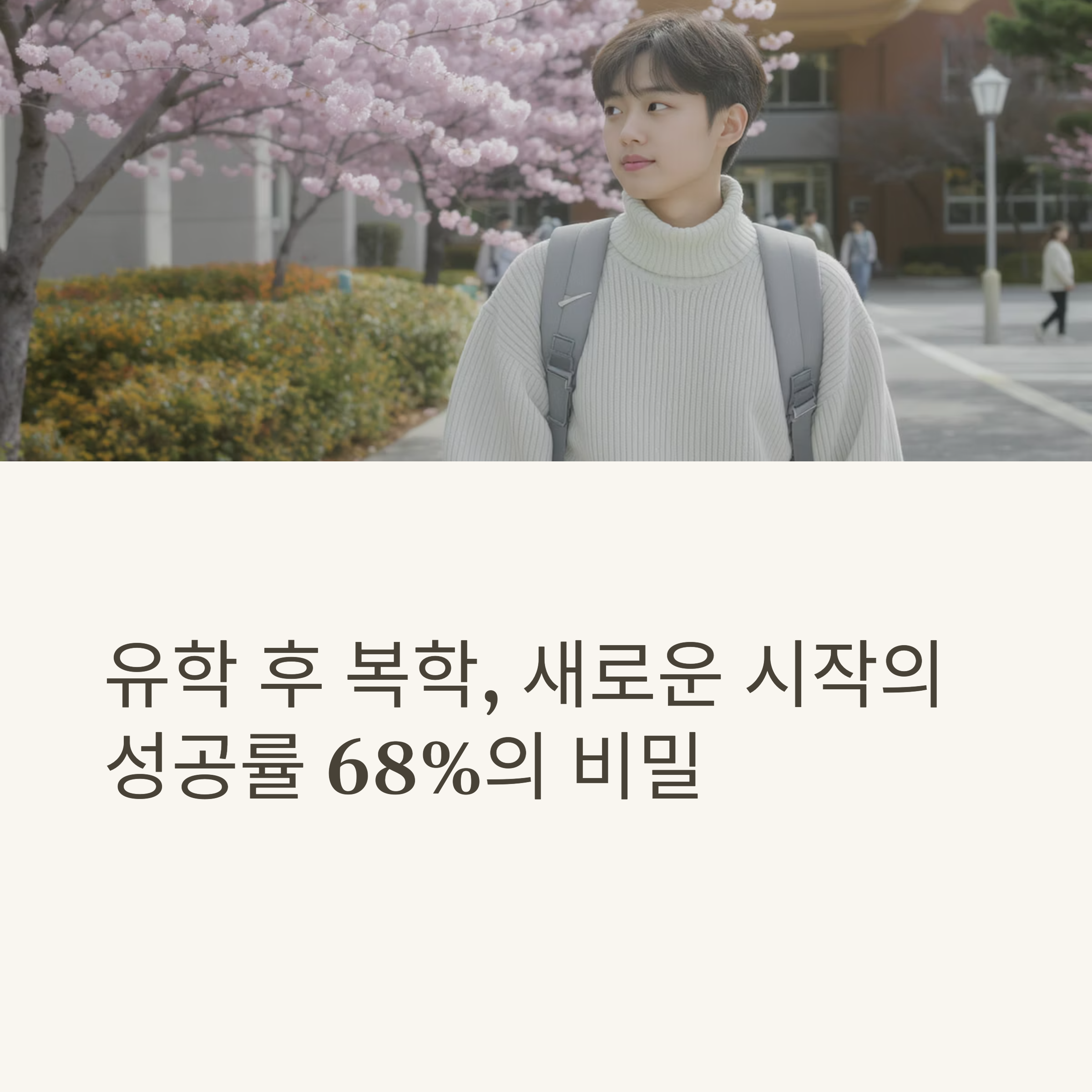 유학 휴학 후 복학 성공률 68% - 실패하지 않는 준비법