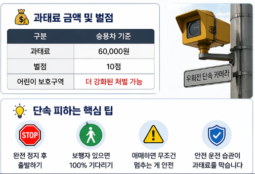 [2026 최신] 우회전 단속 기준 완벽 가이드