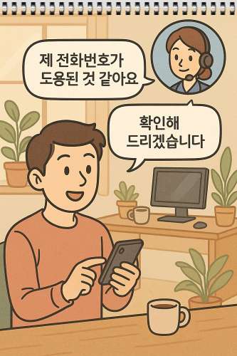 통신사별 번호도용 문자 차단 서비스