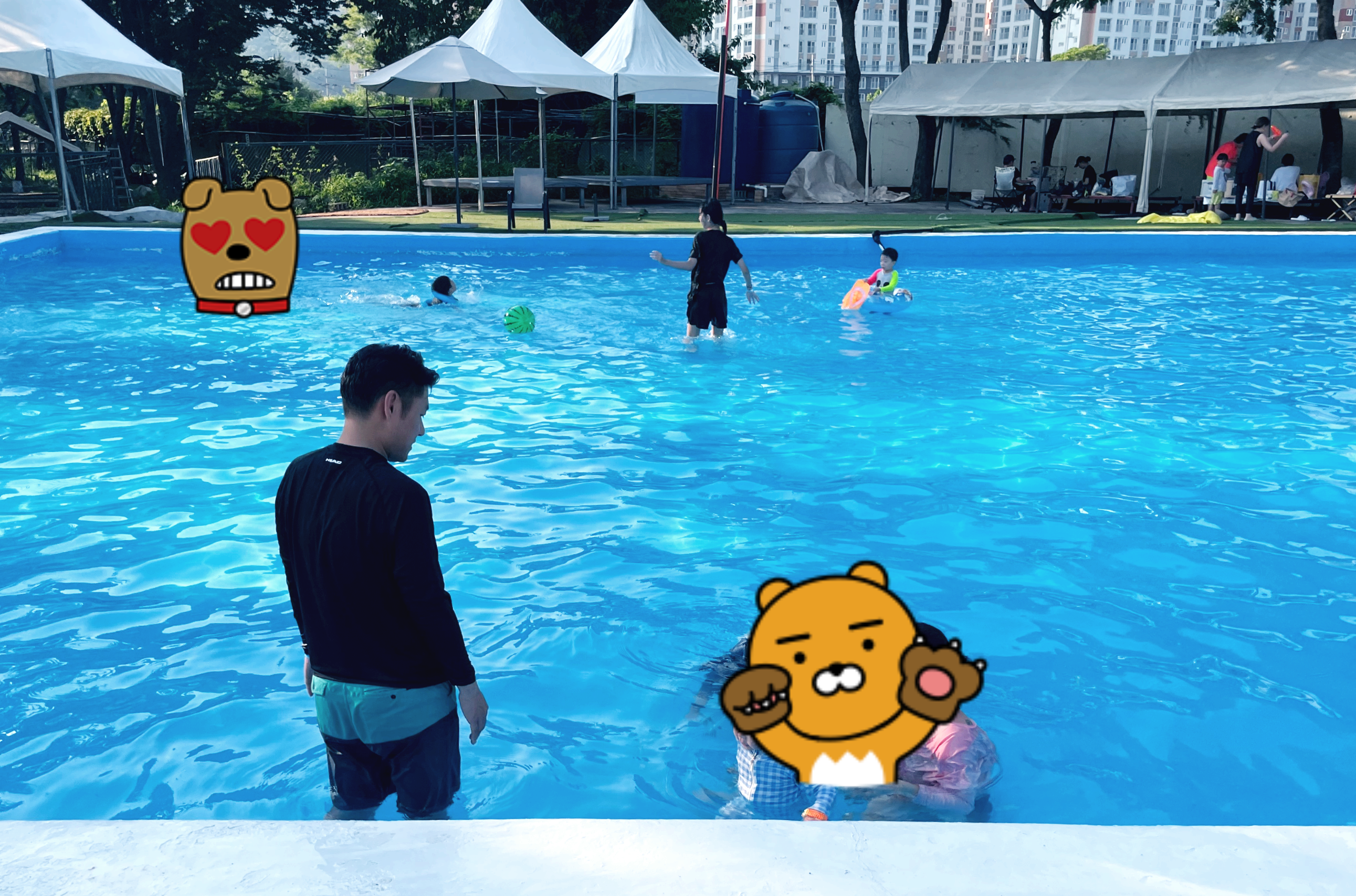 송추 로얄 수영장 유아용 풀장 사진