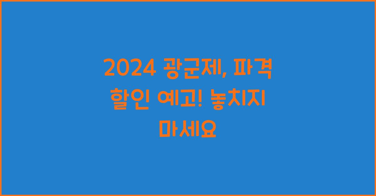 2024 광군제