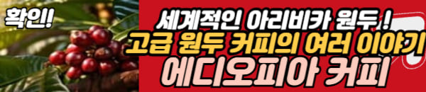에디오피아 원두 커피