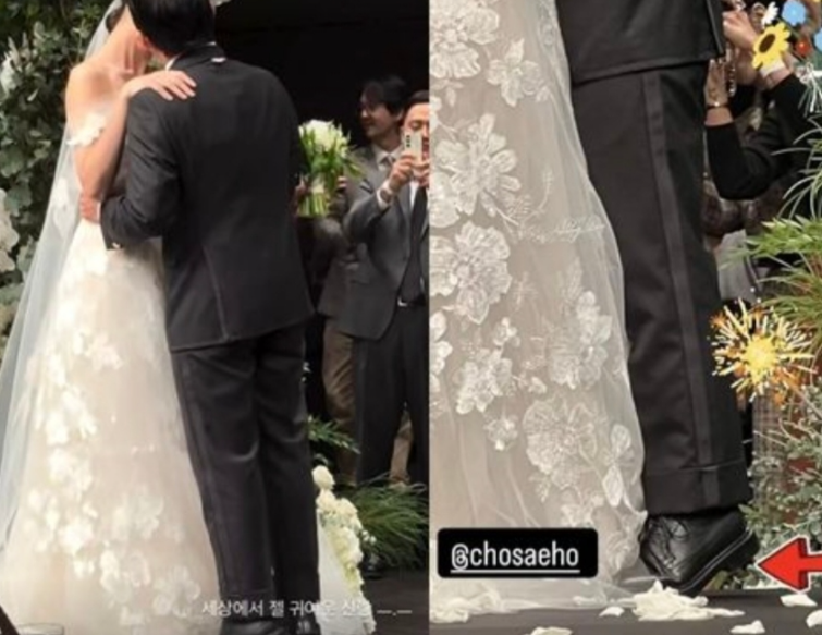 조세호-와이프-결혼식