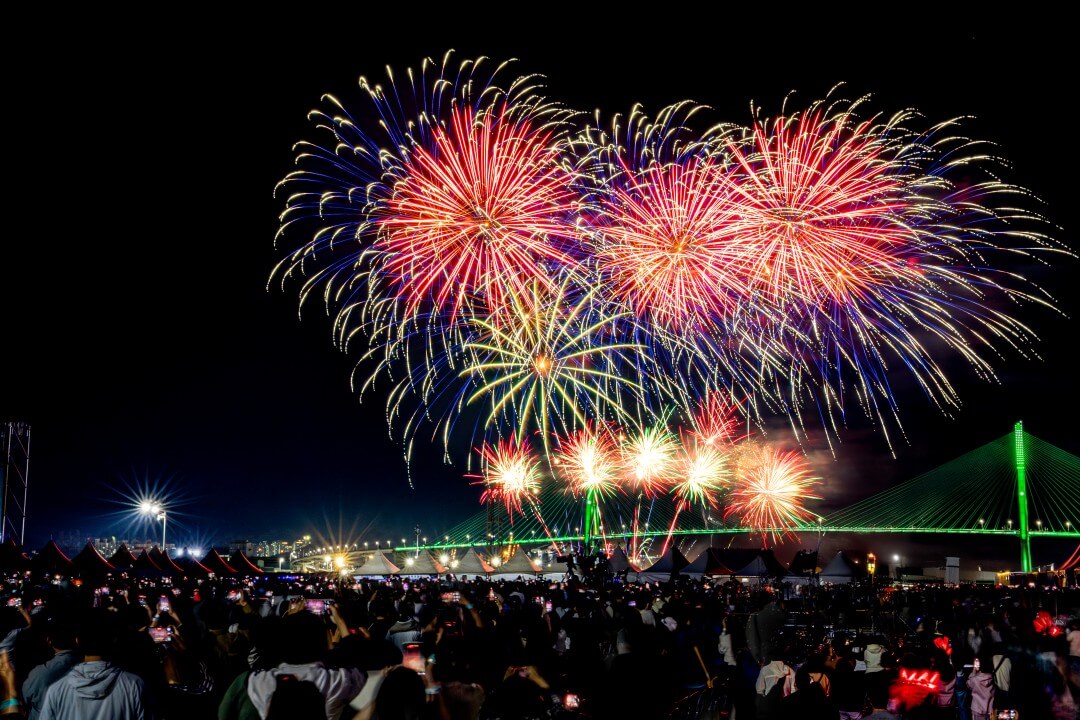 부산항 축제 불꽃놀이 주차장