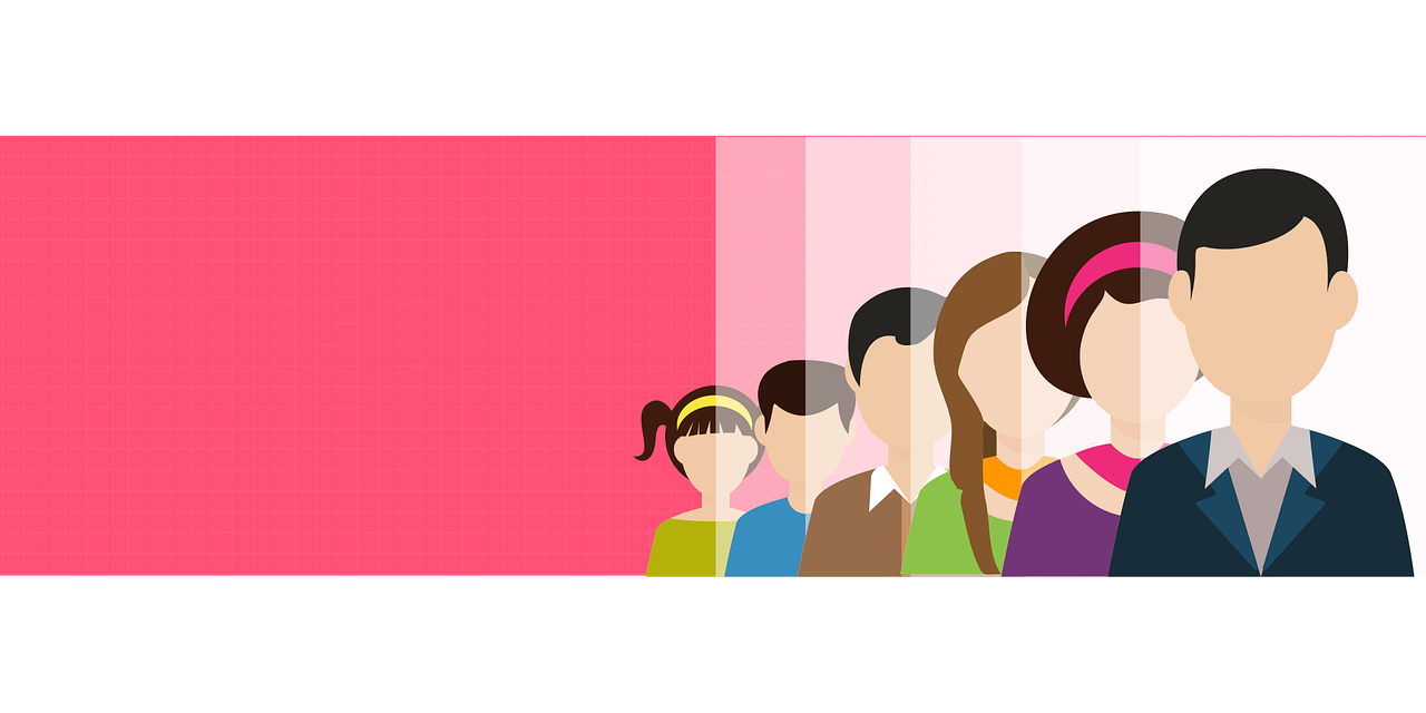 다양한 사람들의 모습이 담긴 그림