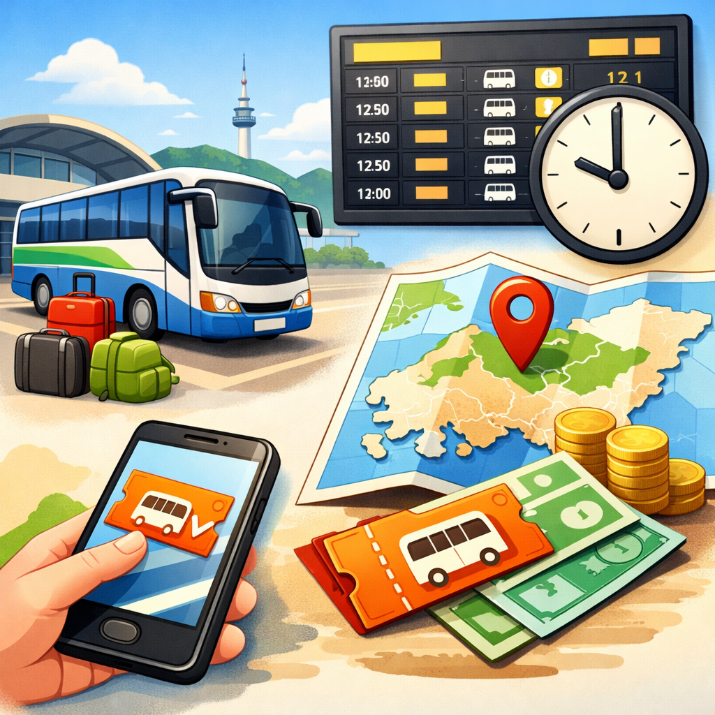 광주 시외버스 시간표, 요금, 예매 방법 총정리! 관련 사진