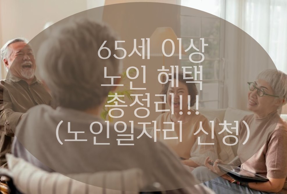 65세이상 노인혜택