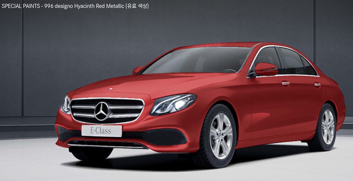 Hyacinth Red Metallic( 색상코드 : 996) e 클래스 색상코드 Hyacinth Red Metallic( 색상코드 : 996)