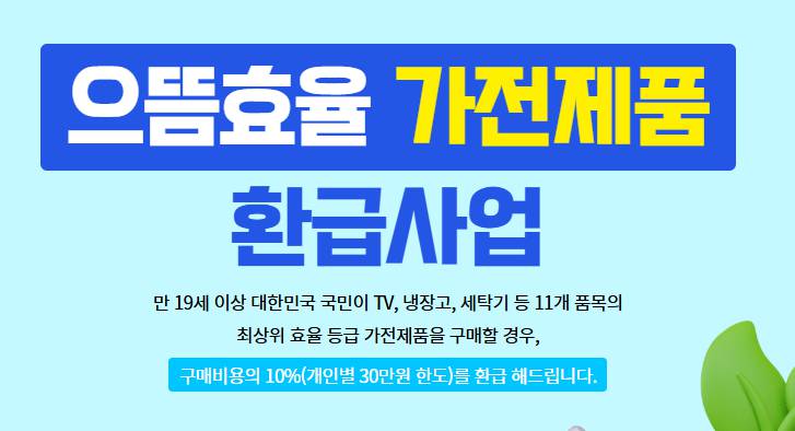 으뜸효율 가전 환급신청 오류(신청내역 사라짐·문자 미수신) 해결 가이드