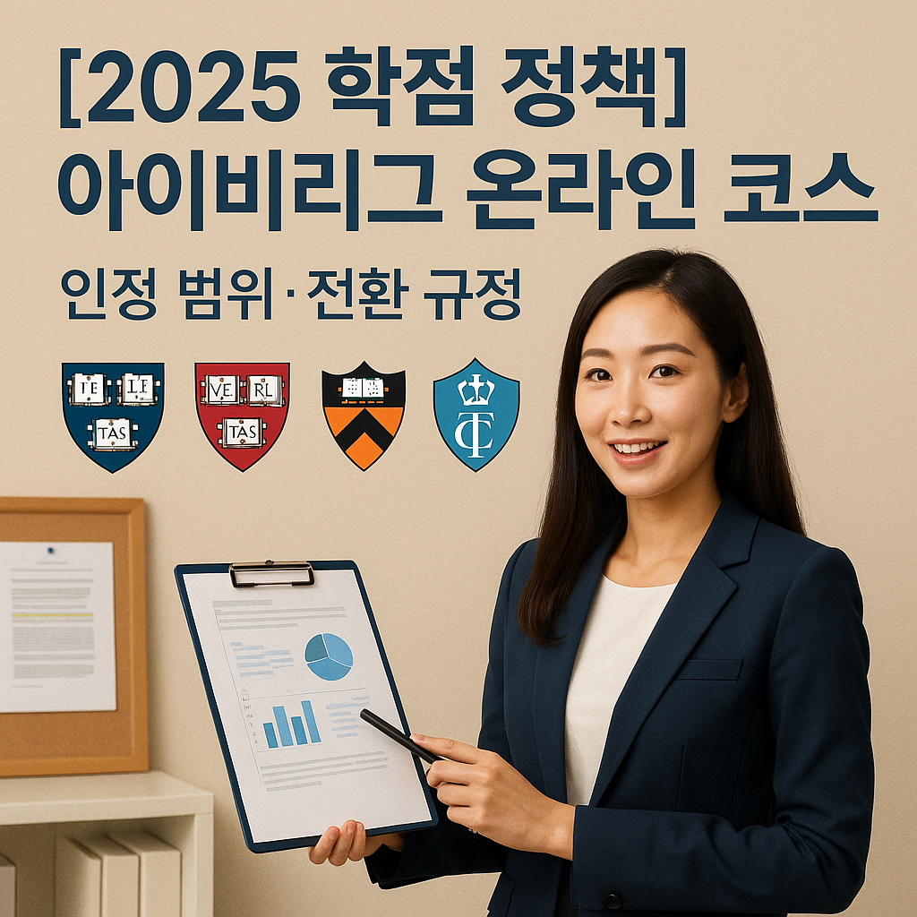 [2025 학점 정책] 아이비리그 온라인 코스 ｜ 인정 범위&middot;전환 규정