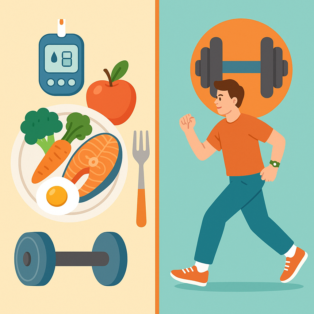 혈당관리, 식이요법 vs 운동 중 더 중요한 건?