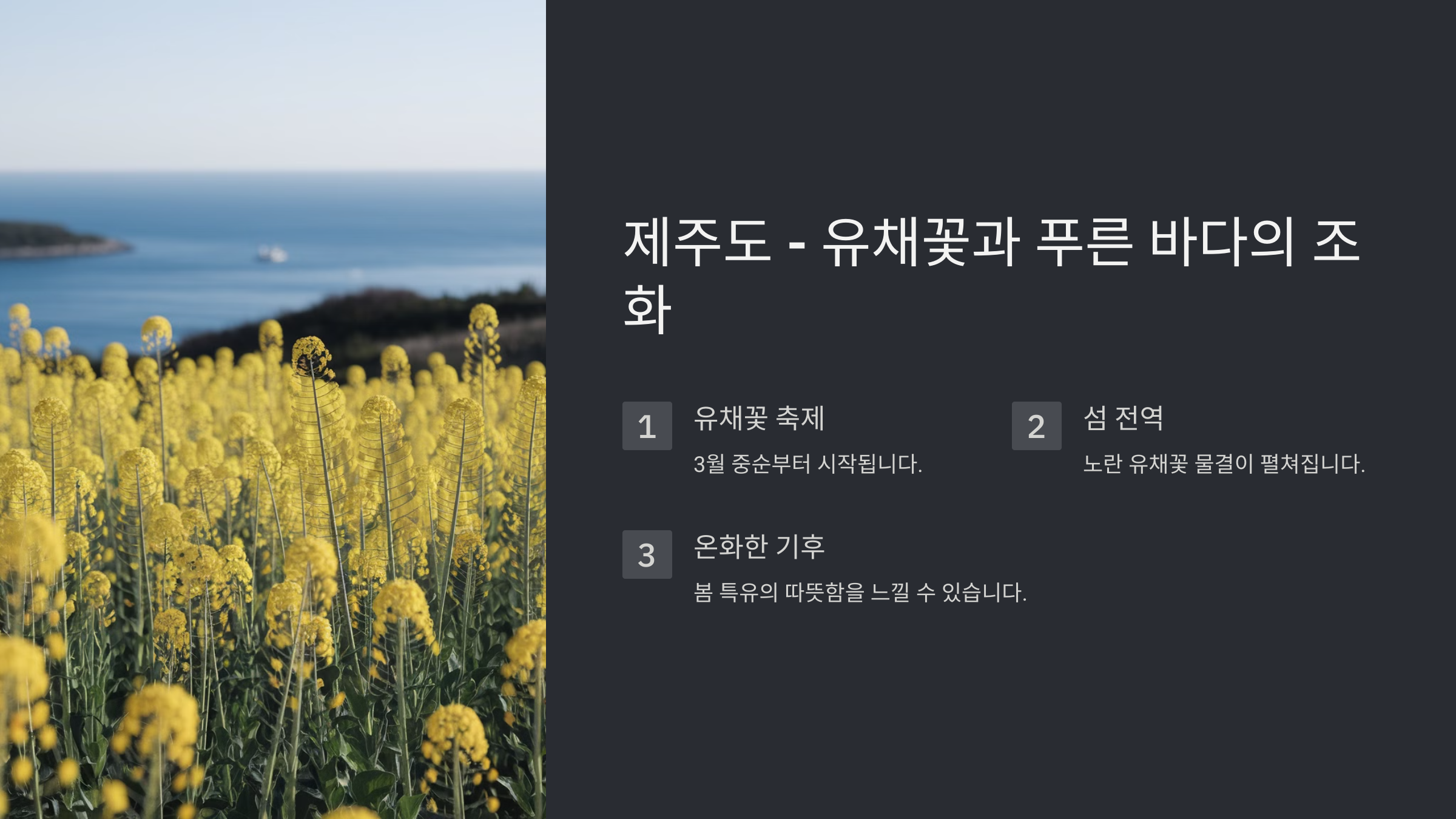 3월에 가볼만한 국내 여행지