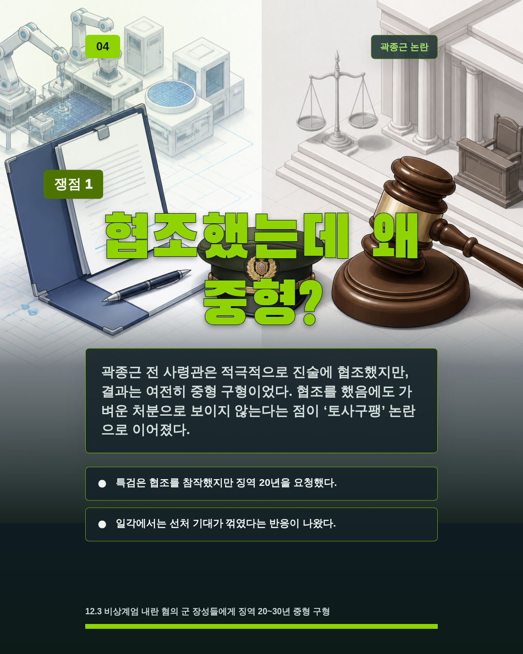 협조했는데 왜 중형?