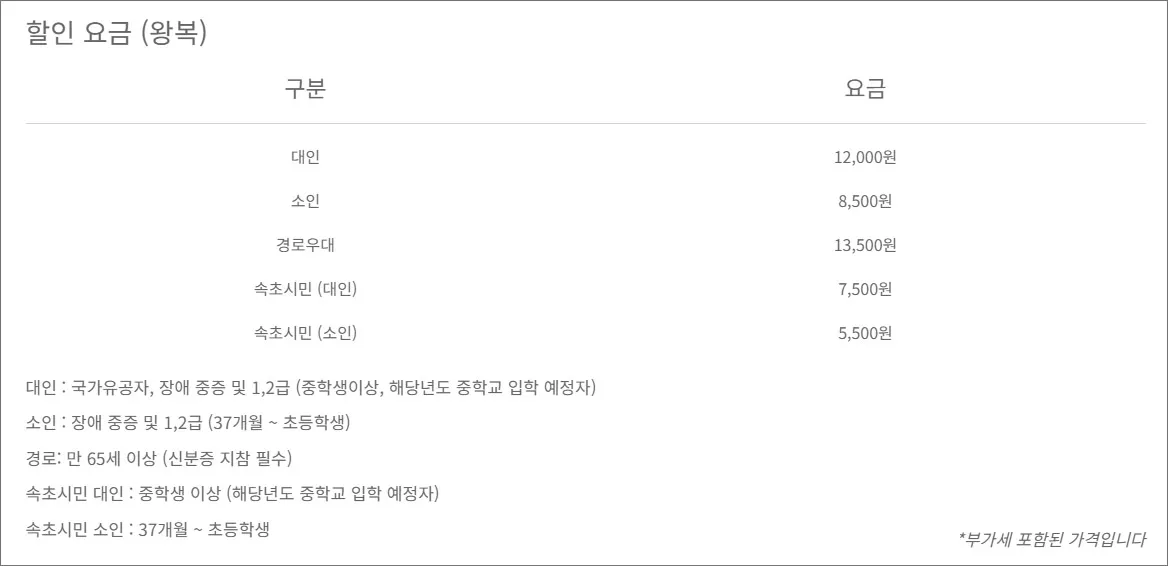 케이블카-할인요금