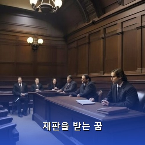 법정에서-판사와-변호사가-앉아있고-재판을-받는-모습