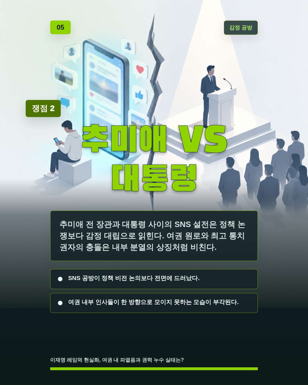 추미애 VS 대통령