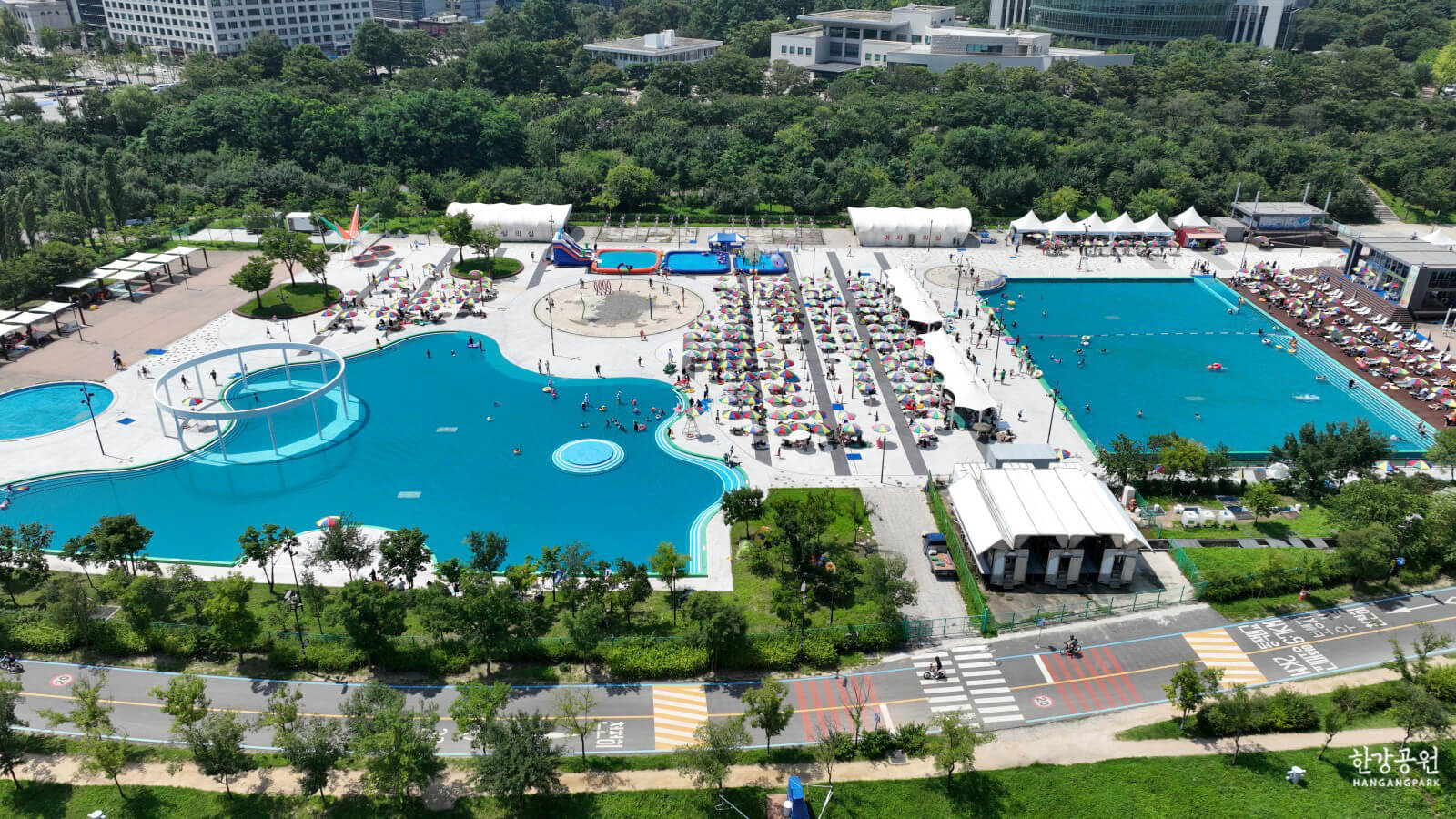 여의도 한강 수영장 사진