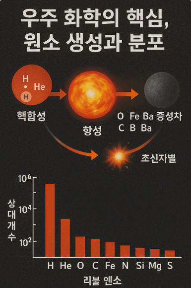우주 화학의 핵심, 원소 생성과 분포