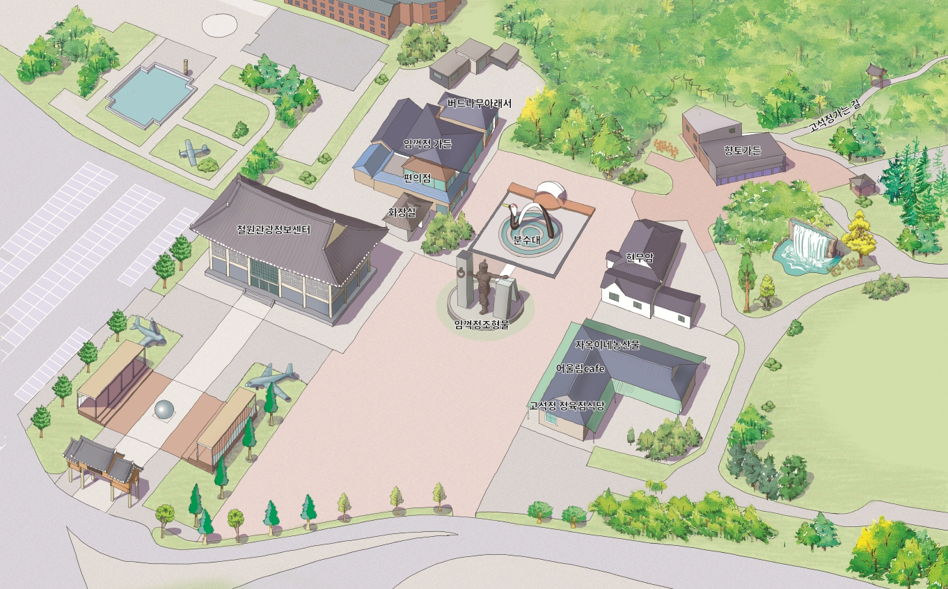 철원관광정보센터 안내도