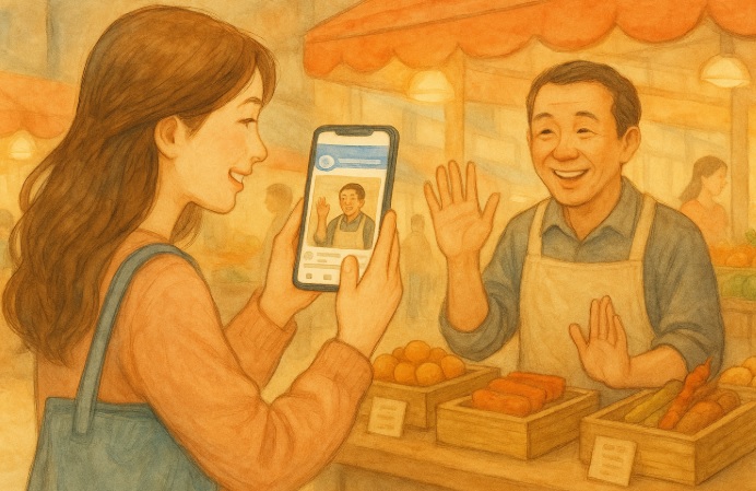 전통시장 SNS 홍보 관련 이미지