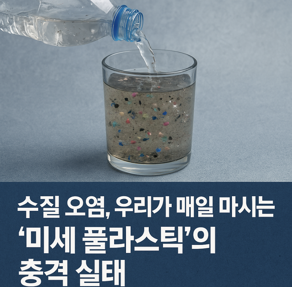 수질 오염, 우리가 매일 마시는 '미세 플라스틱'의 충격 실태