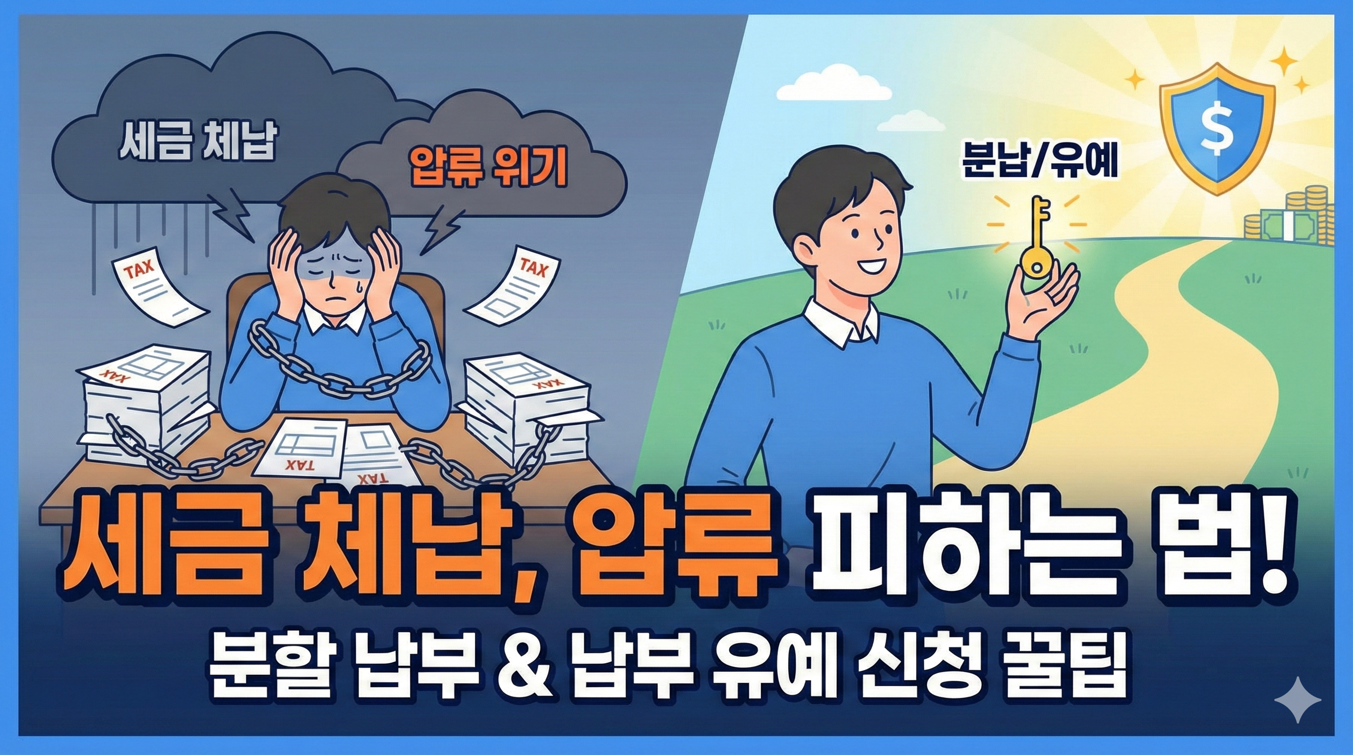 세금 체납, 무작정 피하면 압류됩니다! 납부 유예 및 분할 납부 신청 방법 총정리