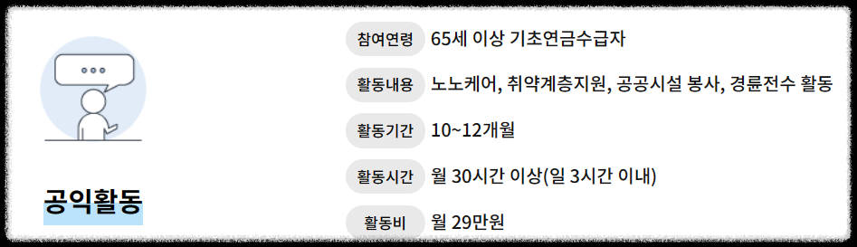 노인일자리 신청