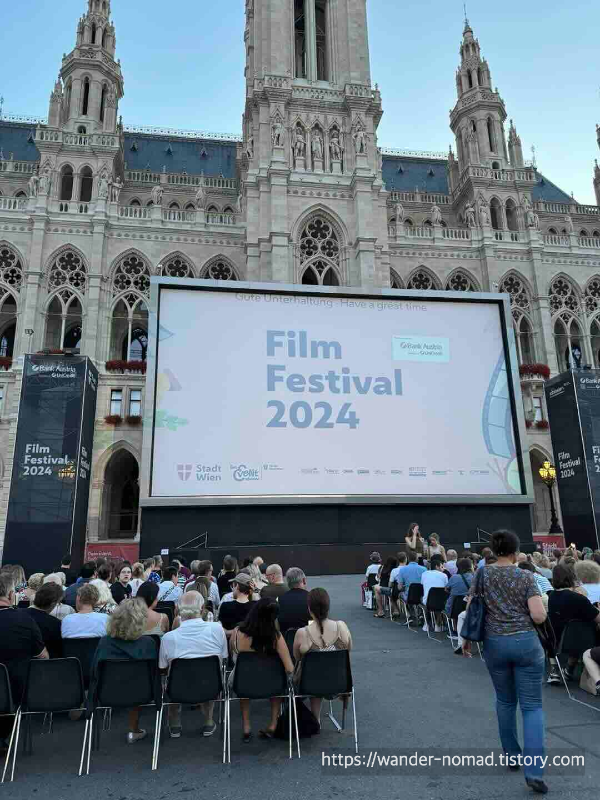 빈 시청 앞 필름 페스티벌