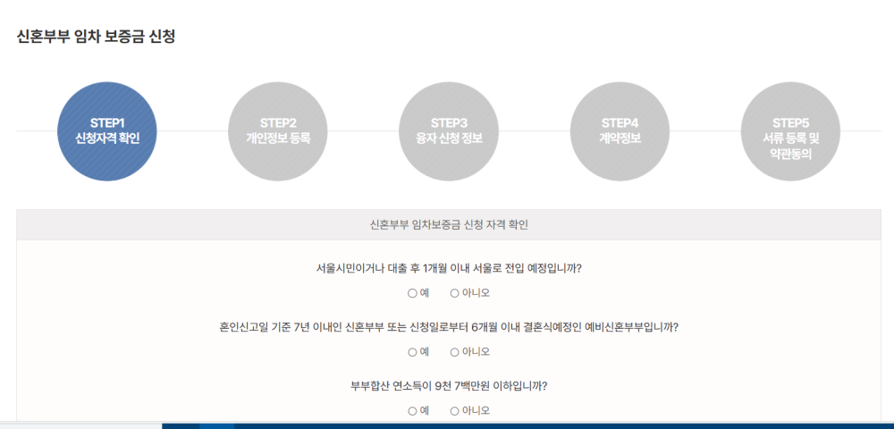 신혼부부 임차보증금 이자지원사업