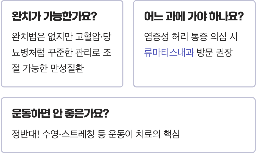 강직성척추염 초기증상 놓치지 말아야 할 주요 체크 포인트