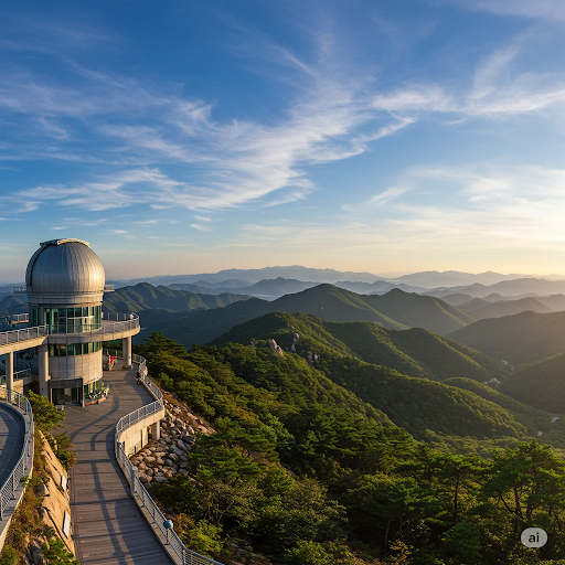 발왕산전망대사진