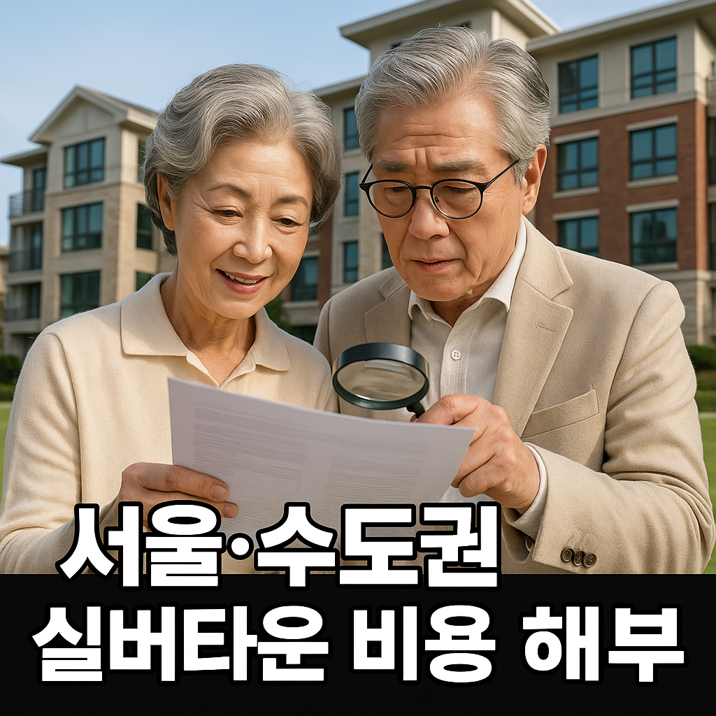 서울·수도권 실버타운 비용 해부