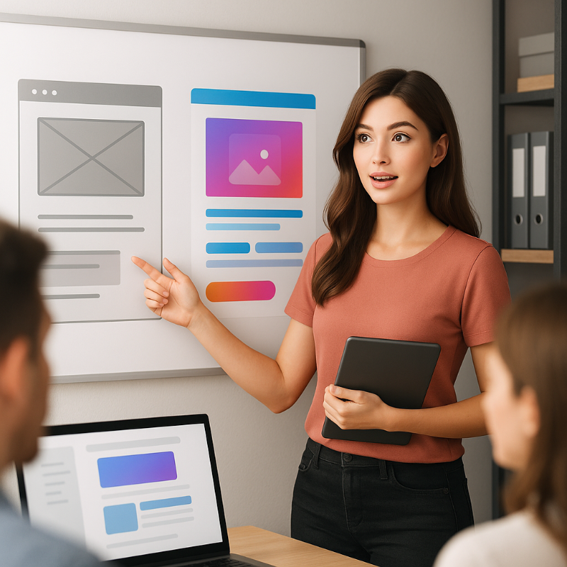 웹디자이너 역할