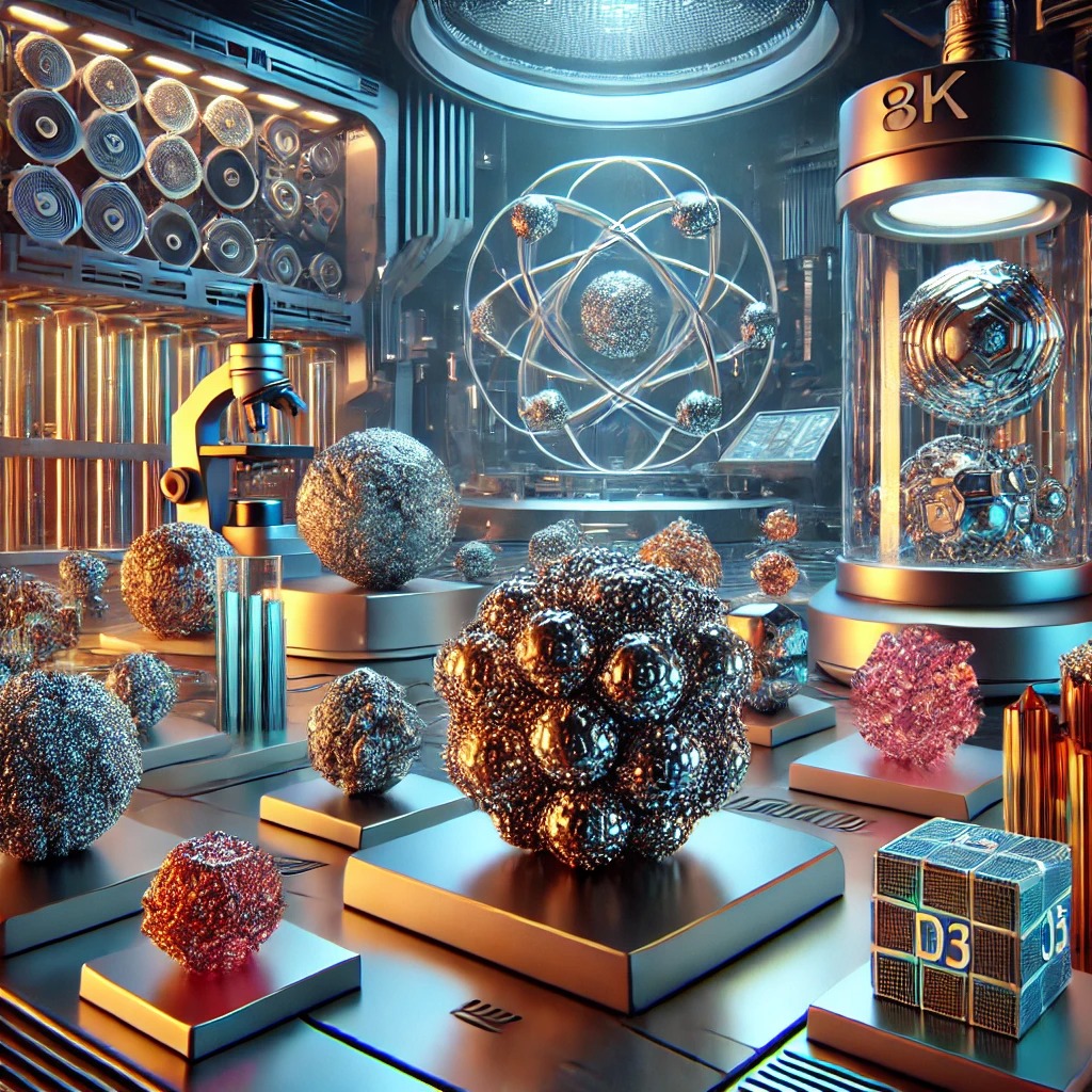 희토류 대체 신소재 광물 관련 사진