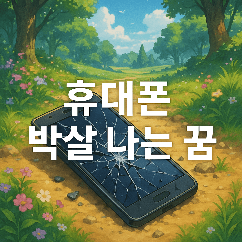 휴대폰 박살 나는 꿈 해몽