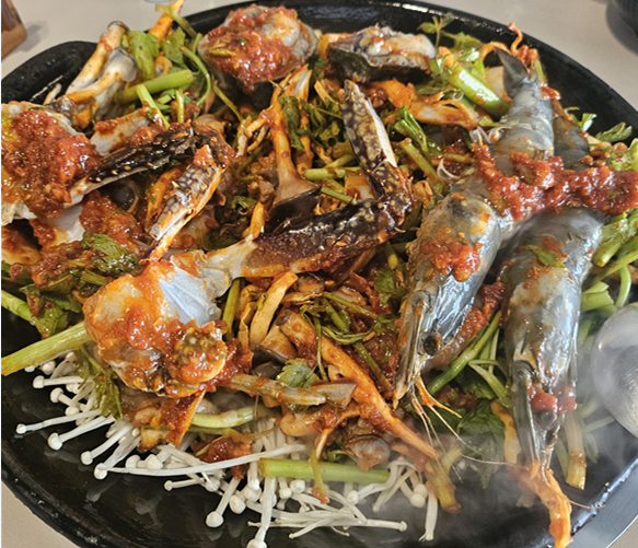 강동구 맛집 오늘N 위대한일터 모둠해물철판볶음 청해진