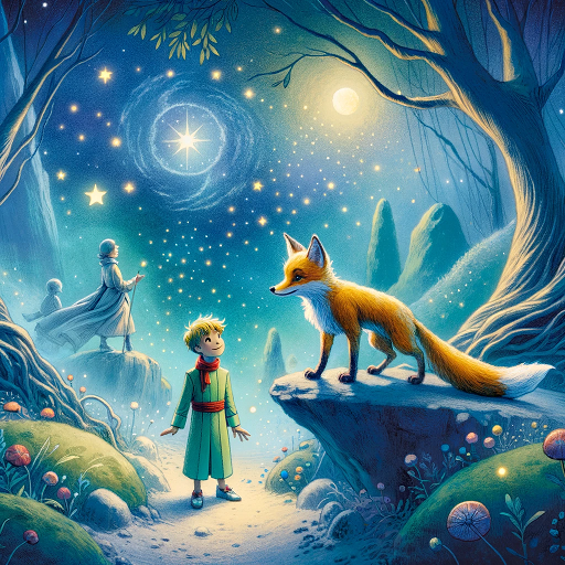 어린왕자 동화의 여우