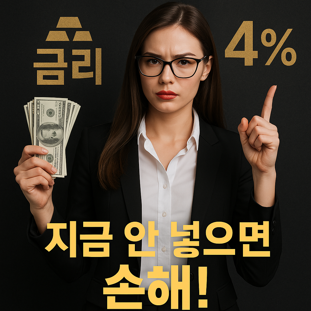 💥&ldquo;이자 4% 넘는 적금 나왔다?&rdquo; 2025년 하반기 고금리 예적금 추천 총정리📈