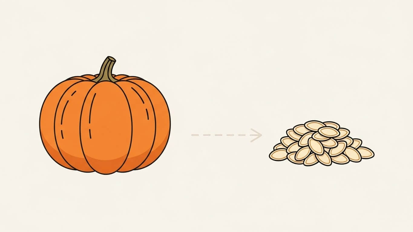 어떤 호박에서 호박씨가 나올까 품종 분석