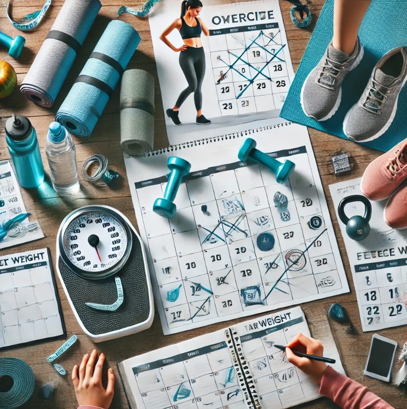 비만 예방을 위한 운동 계획과 관련된 사진