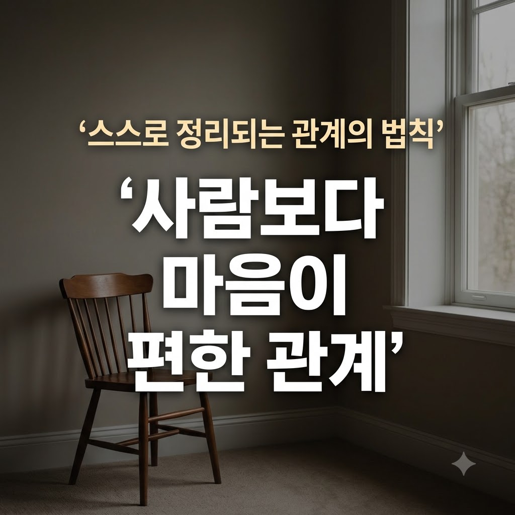 인간관계 정리와 마음 편한 관계의 법칙