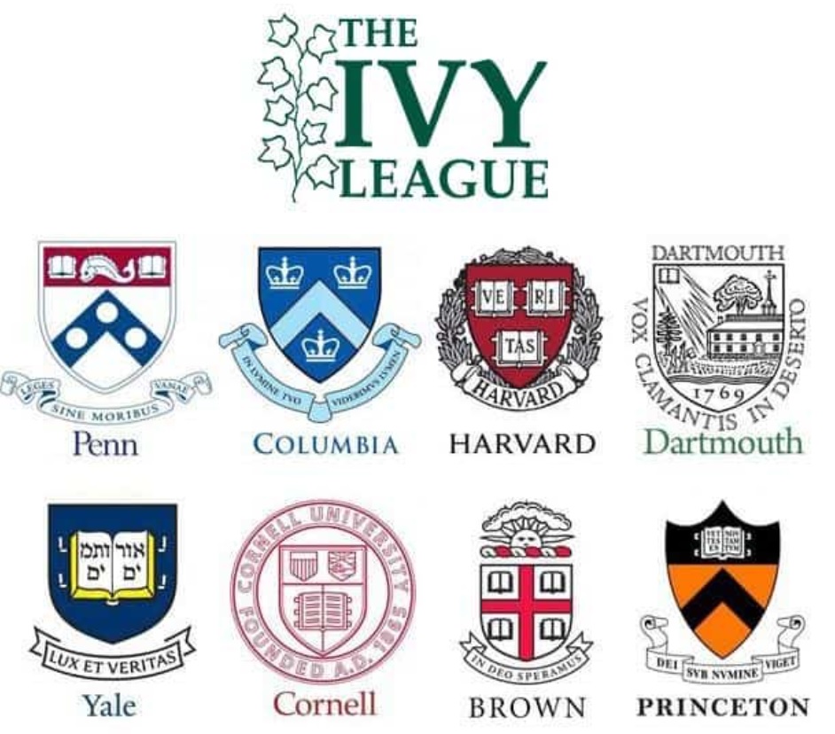 아이비리그 대학교 로고 이미지