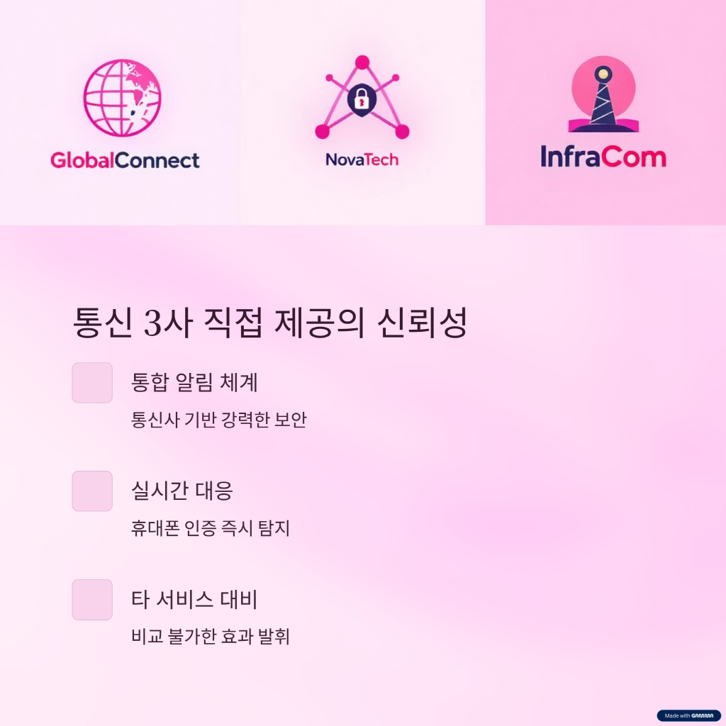 타 서비스와의 차별점