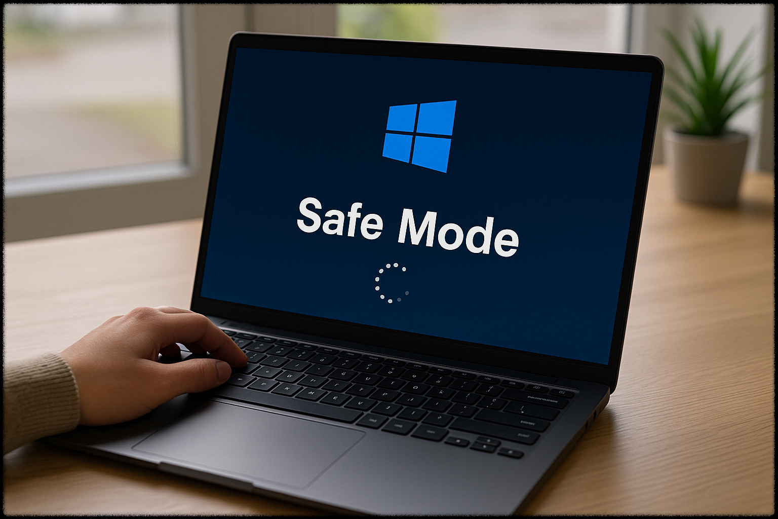 Windows 11 안전모드 부팅 장면