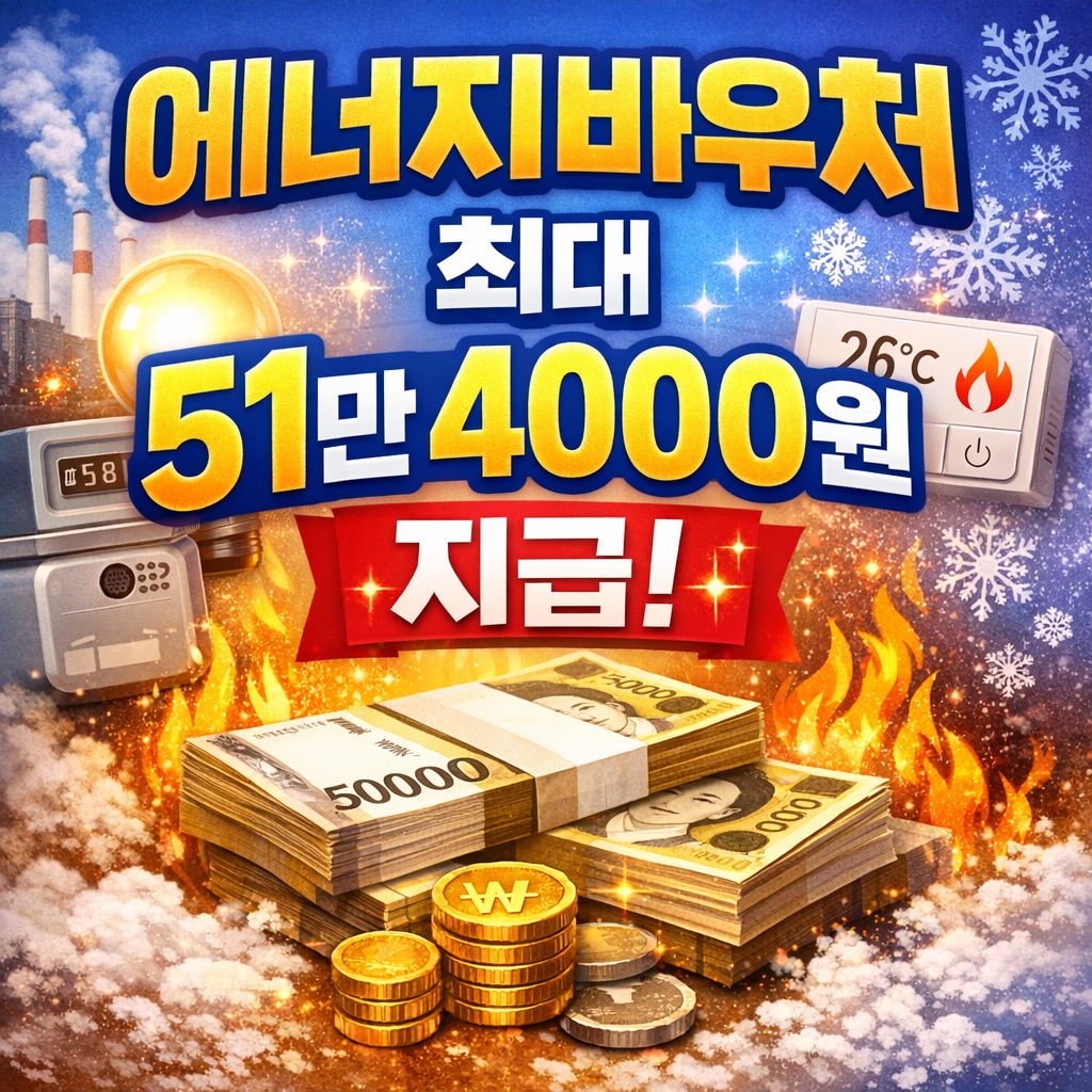 에너지바우처 최대 51만 4000원 지원! 대상자 확인 방법은 변경사항 총정리